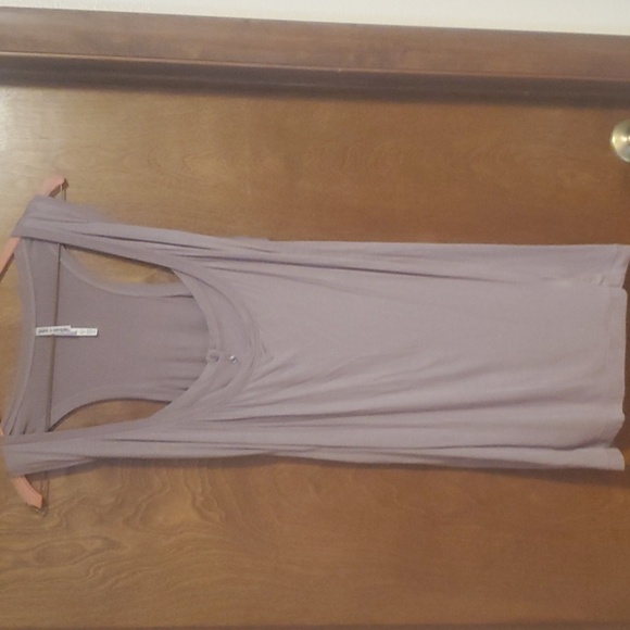 Pure & Simple Gray Sleeveless Summer Dress L NWOT - Picture 1 of 5